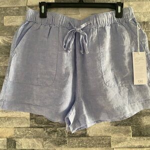 C.C Women's High Waist Light Blue Shorts